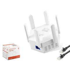 Pix-Link WR56T 1200Mbps Dual Band AC1200 WiFi Menzil Genişletici & Access Point (2.4GHz & 5GHz) Beyaz
