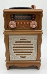 Everton Rt-381  Bluetooth Fm-Usb-Tf-Aux Şarjlı Nostaljik Radyo