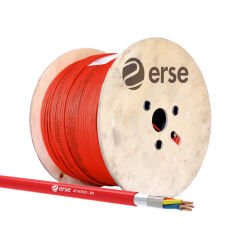 ERSE JE-H(St)H...Bd 2x2x0.80+0.80 mm² Yangın Alarm Kablosu (500 Metre, Blendajlı, Halojensiz)