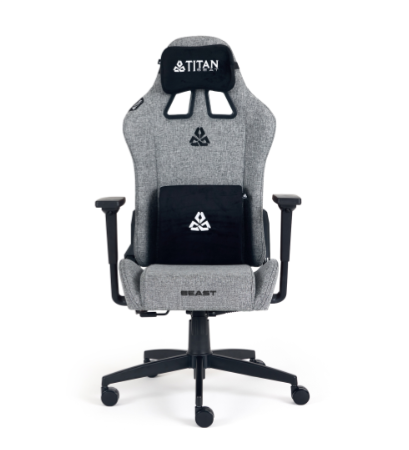 TITANSEAT KL-FRY-01-CHR Chromium Kumaş Oyuncu ve Ofis Koltuğu