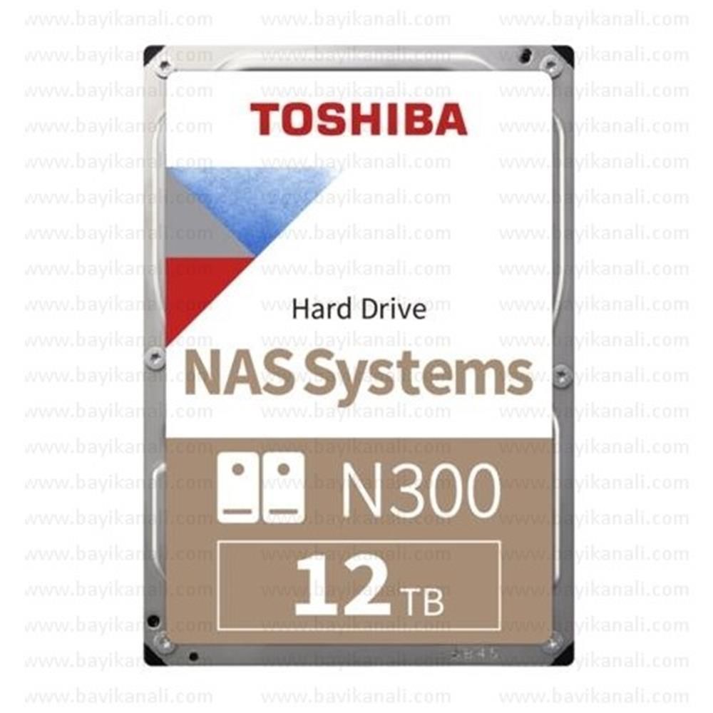 Toshiba 12TB N300 HDWG21CUZSVA 7200RPM 256MB Cache SATA 3 NAS Disk