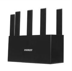 Everest EWR-X3000-V1 AX3000 Wi-Fi 6 Dual-Band 2x 6dBi Antenli WISP, AP ve Repeater Destekli Kablosuz Router