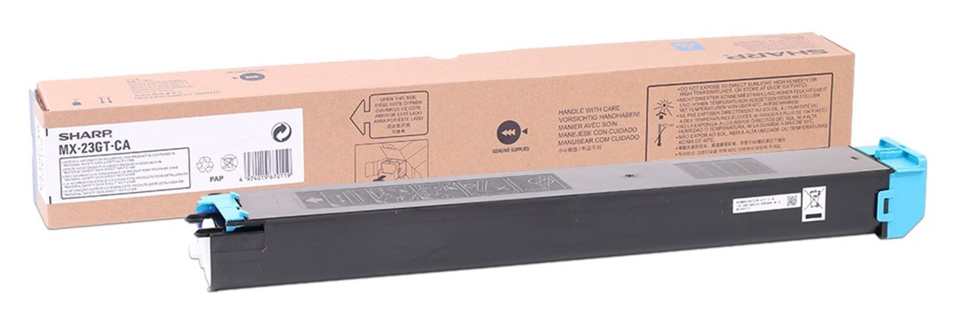 Sharp MX-23GTCA Cyan Orijinal Fotokopi Toner Kartuşu