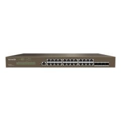 TENDA TEG3328F 24GE Port, 4xSFP L2 Yönetilebilir Switch