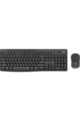 Logitech MK295 Silent Wireless Keyboard and Mouse Combo - Q TR Klavye Dizilimi - Siyah (920-009804)