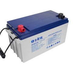 S-link AK-DG12-65 12V 65Ah Nano Silikon Jel Akü (Deep Cycle Solar Akü)