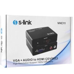 S-LINK SL-VHC11 VGA To HDMI Dönüştürücü