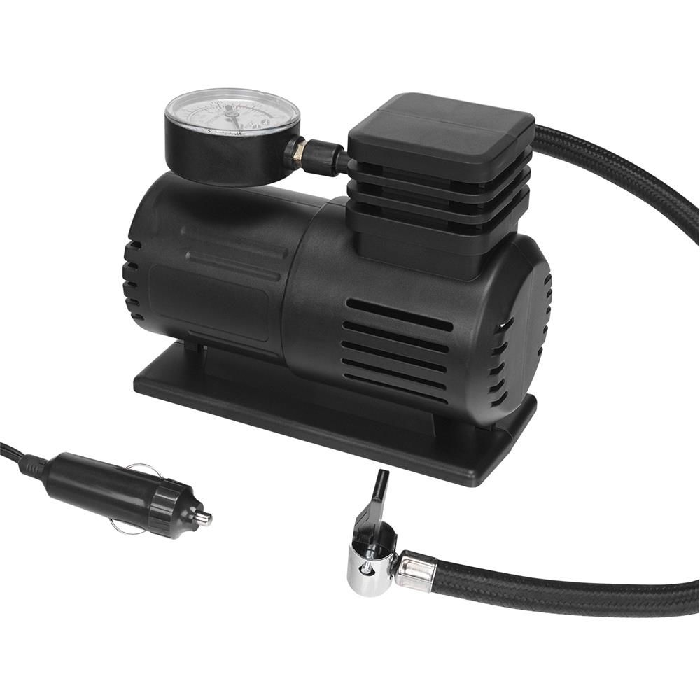 Asonic HK201 Siyah 120W 12V Çakmaklık Girişli 150 PSI Taşınabilir Bisiklet ve Araç Hava Kompresörü