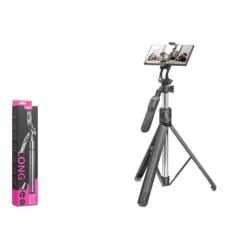 NODAR ND1050 Telefon Tripodu ve Selfie Çubuğu Seti Bluetooth Kumandalı 201 cm - Siyah