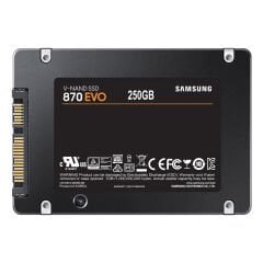 Samsung 870 EVO 250GB 2.5'' SATA 3.0 SSD (MZ-77E250BW)