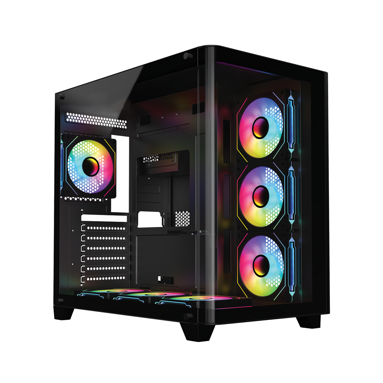 FRISBY FC-9545G ARGB 750W 80+ BRONZE 7X FAN GAMING KASA