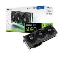 PNY GeForce RTX 5090 32 GB Overclocked GDDR7 512‑Bit Bellek 21 760 CUDA Çekirdekli PCIe 5.0 Blackwell Mimari Triple‑Fan OC 8K/4K Destekli Ekran Kartı (VCG509032TFXPB1‑O)
