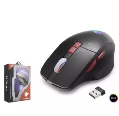 Hadron G390 Şarj Edilebilir Sessiz Kablosuz Oyuncu Mouse Type-C RGB Siyah