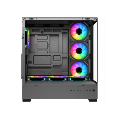 Frisby FC-9560G 650W 80+ Dahili PSU, 7x120mm ARGB Fanlı Mid-Tower Oyuncu Kasası