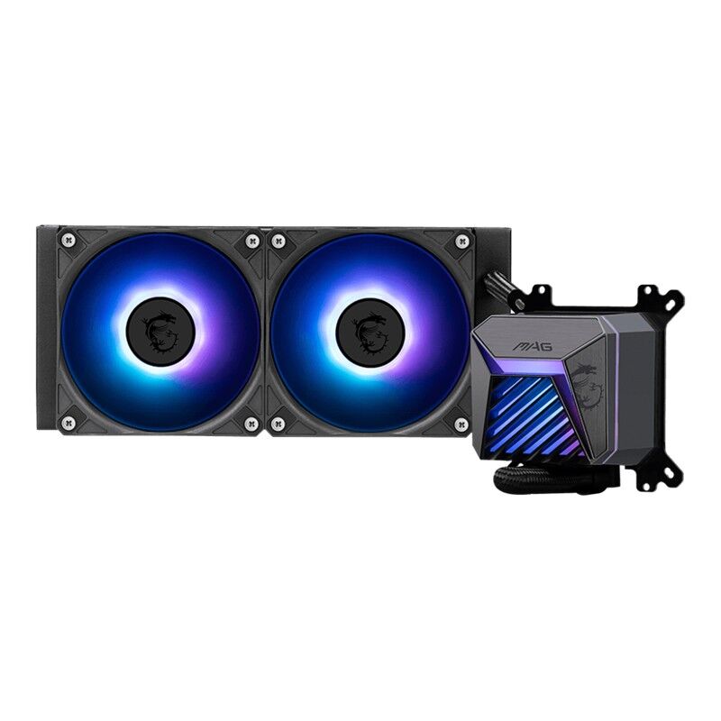 MSI MAG CORELIQUID A15 240 Black ARGB 240mm Intel LGA 1851/1700 ve AMD AM5/AM4 Uyumlu Sıvı İşlemci Soğutucusu