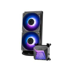 MSI MAG CORELIQUID A15 240 Black ARGB 240mm Intel LGA 1851/1700 ve AMD AM5/AM4 Uyumlu Sıvı İşlemci Soğutucusu