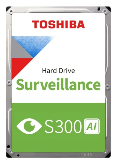 TOSHIBA S300 AI 10TB 3.5'' 7200RPM 512MB 7/24 Güvenlik Kamera DVR NVR HDD Dahili Sabit Disk