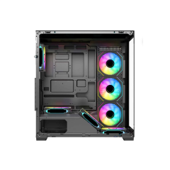 Frisby FC-9565G 650W 80+ Dahili PSU, 7x120mm ARGB Fanlı Mid-Tower Oyuncu Kasası