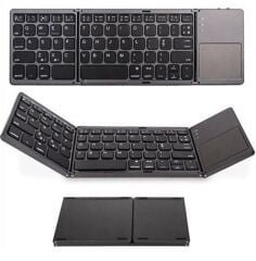 S-Line Y-041 Katlanabilir Kablosuz Bluetooth Touchpadli Taşınabilir Klavye