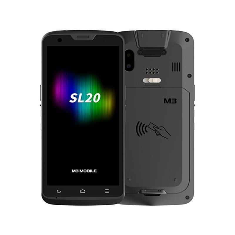 M3 MOBILE SL20W 2D Karekod Android 11 El Terminali 4GB/64GB 13MP WiFi+Bluetooth 5.45'' Dokunmatik Ekran (Koruyucu Kılıf Dahil)