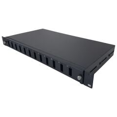 OJC FİBER PANEL 1U 12 PORT SC-DX SİYAH