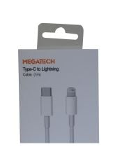Megatech MT-D3L-T 1 Metre USB Type-C to Lightning PD Fast Charging Data Cable