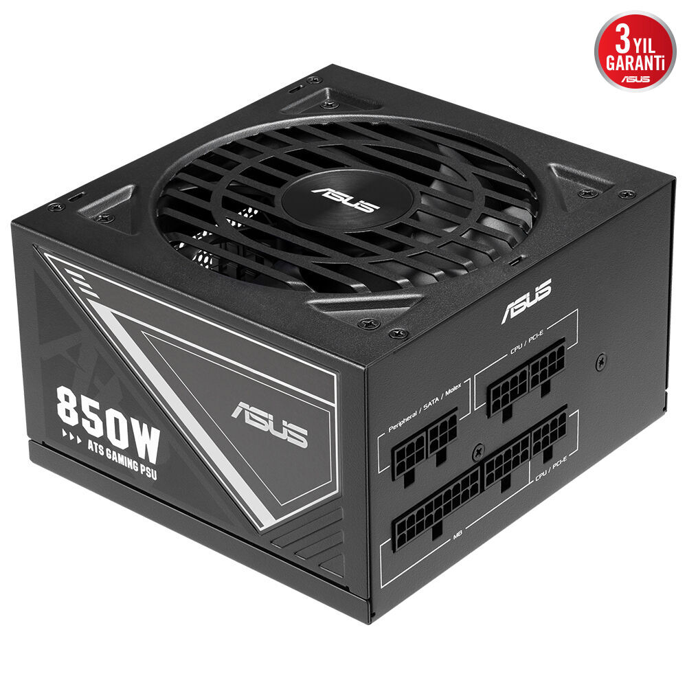 ASUS ATS-850G 850W 80+ Gold Tam Modüler ATX 3.0 PCIe 5.0 Güç Kaynağı