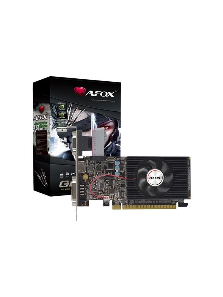 Afox GeForce GT 610 2 GB DDR3 810 MHz GPU 1333 MHz Bellek 64‑Bit Low‑Profile PCI Express 2.0 HDMI DVI VGA HDCP A‑F610‑2048D3L7‑V6 Ekran Kartı