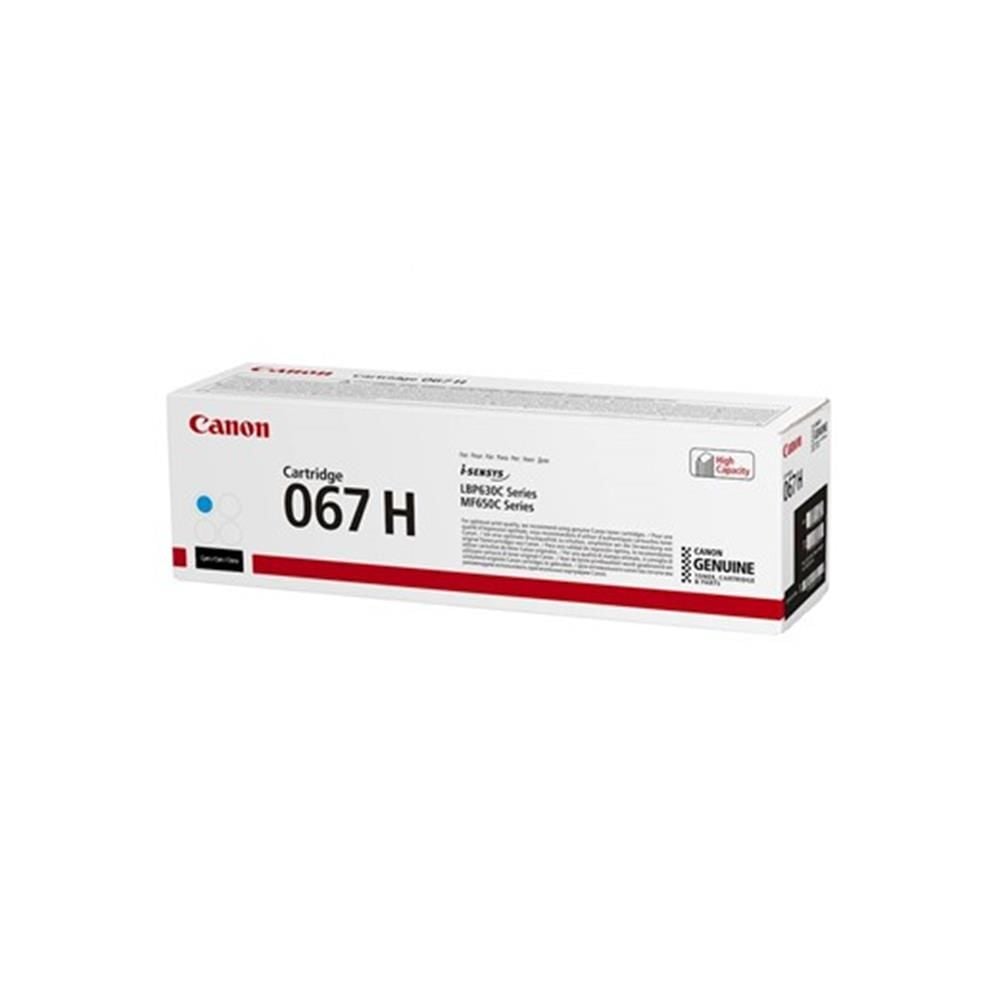 Canon CRG-067H C Mavi (Cyan) Yüksek Kapasiteli Toner Kartuşu - i-SENSYS MF651Cw / MF655Cdw / MF657Cdw / LBP631Cw / LBP633Cdw - 2.350 Sayfa