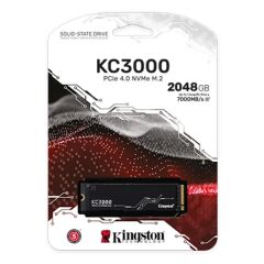Kingston KC3000 2.048GB (2TB) NVMe PCIe 4.0 x4 M.2 2280 SSD (7000MB Okuma / 7000MB Yazma)