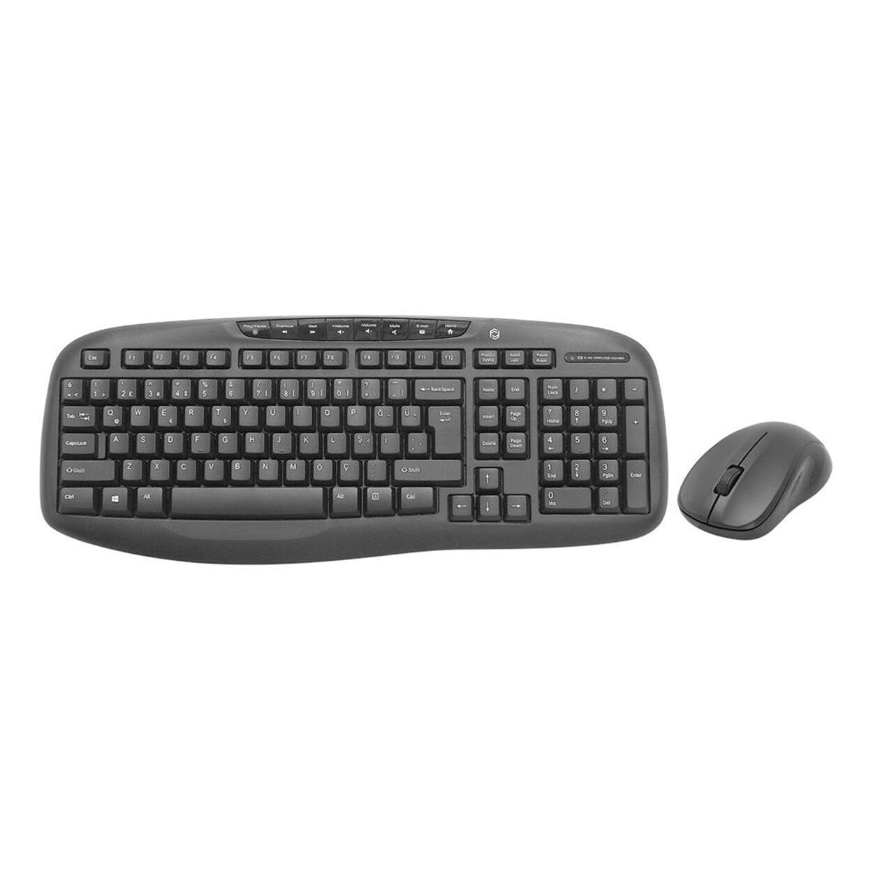 Frisby FK-4830WQ Kablosuz Multimedya Klavye ve Mouse Seti Q Türkçe Beyaz