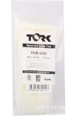 Tork TRK-300-3,5mm Beyaz 100lü Kablo Bağı