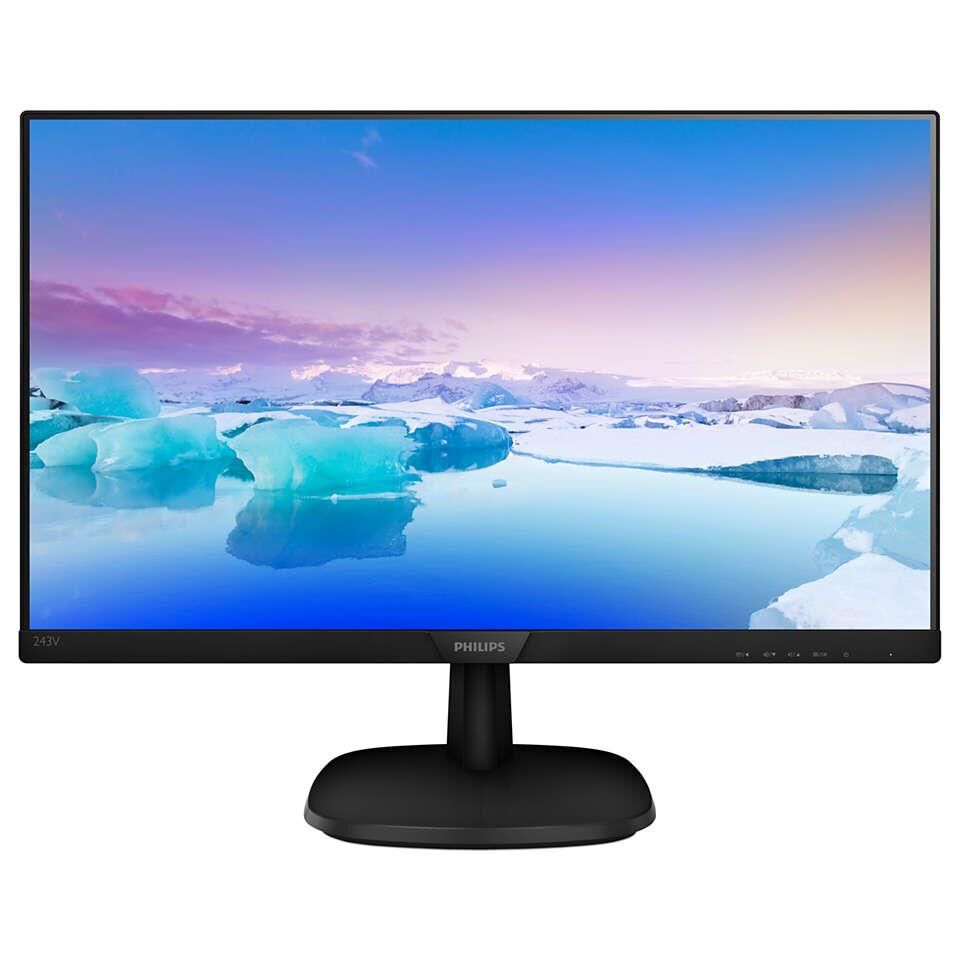 Philips 243V7QJABF/00 23.8'' 75Hz 4ms (GtG) Full HD IPS HDMI VGA DisplayPort Hoparlörlü Monitör