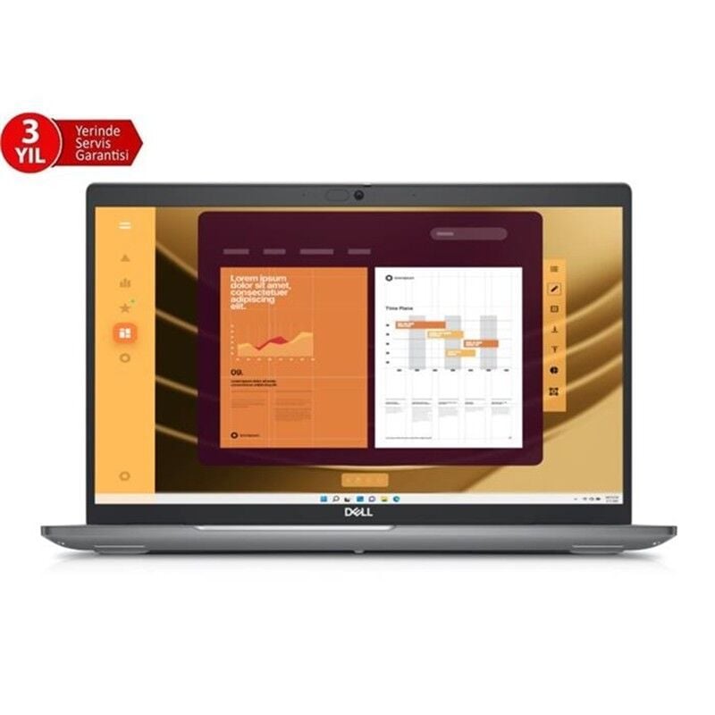 Dell Latitude 5450 XCTOL5450EMEA_VP Intel Core Ultra 7 165H 16‑Çekirdek (2P+14E) 5.0 GHz Turbo 32 GB DDR5‑5600 MT/s RAM 512 GB PCIe Gen 4 NVMe SSD 14″ FHD IPS Non‑Touch 250 nits Anti‑Glare Wi‑Fi 6E Thunderbolt 4 Windows 11 Pro Notebook