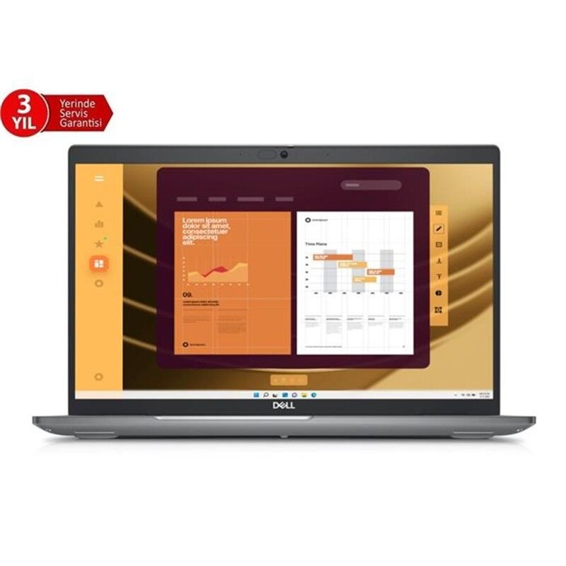 Dell Latitude 5450 XCTOL5450EMEA_VP Intel Core Ultra 7 165H 16‑Çekirdek (2P+14E) 5.0 GHz Turbo 32 GB DDR5‑5600 MT/s RAM 512 GB PCIe Gen 4 NVMe SSD 14″ FHD IPS Non‑Touch 250 nits Anti‑Glare Wi‑Fi 6E Thunderbolt 4 Windows 11 Pro Notebook