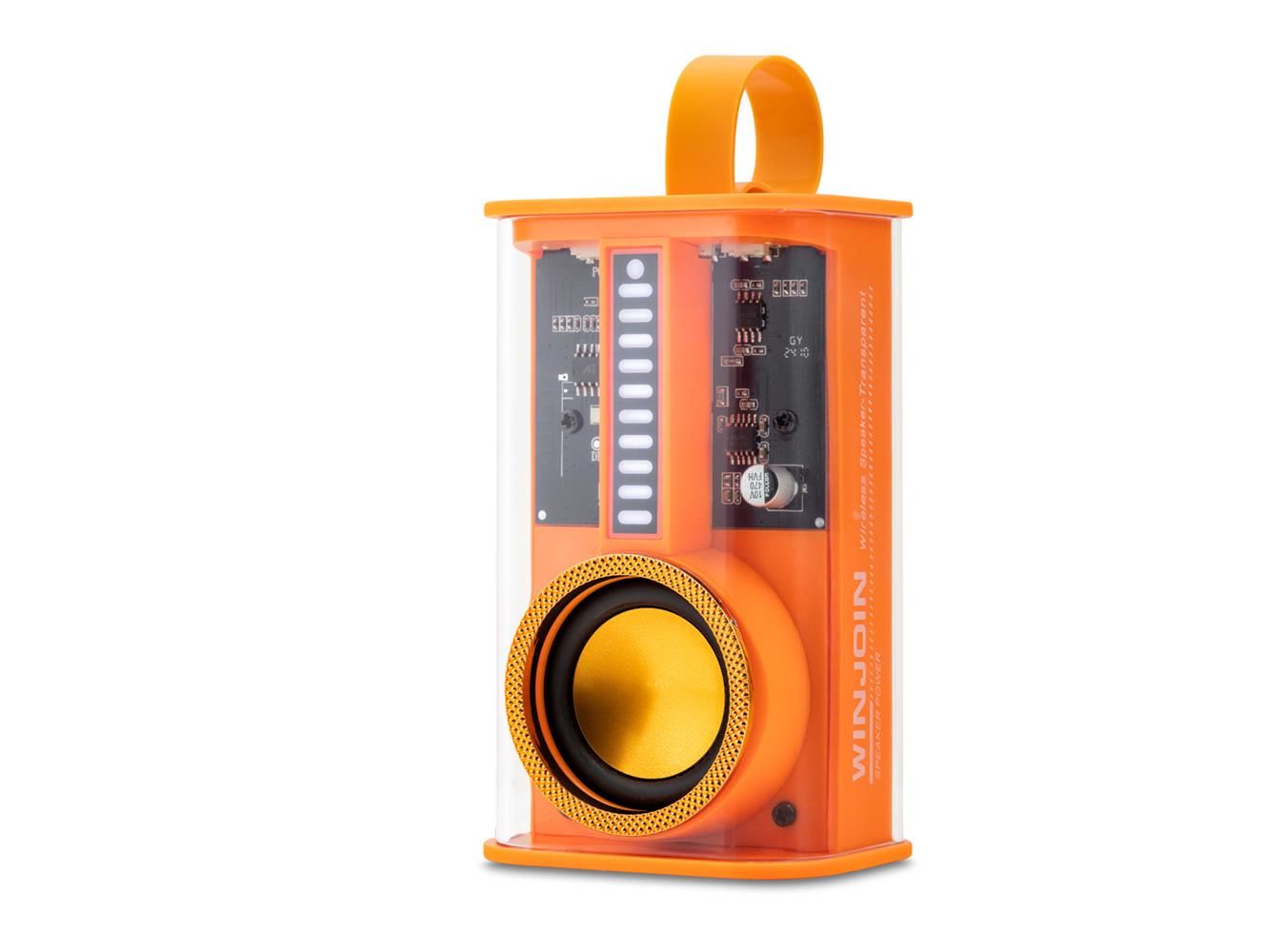 Hadron K07PRO Turuncu Bluetooth Speaker 5W 102x61x47MM