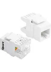 QPORT Q-J180K CAT6 180 DERECE KEYSTONE JACK