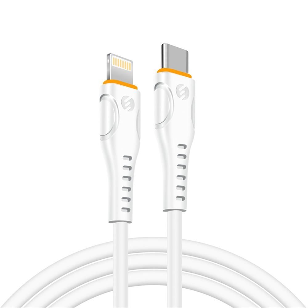 S-link SL-X290E 1 Metre USB-C to Lightning 20W PD Hızlı Şarj ve Veri Kablosu - Beyaz