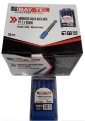 Bay-Tec MU2042 Mıknatıs Uçlu Çift Tarafı Bits Ucu PZ2x65 mm (10'lu Paket)