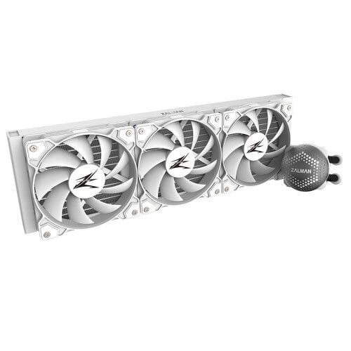 ZALMAN ALPHA‑36WH 360 mm RGB Sıvı Soğutma | Intel LGA 1700 / 1200 / AM5 / AM4 Soket Uyumlu | 3×120 mm PWM ARGB Fan | 1.900 RPM / 71.1 CFM | AM4‑AM5 Destekli Beyaz