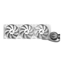 ZALMAN ALPHA‑36WH 360 mm RGB Sıvı Soğutma | Intel LGA 1700 / 1200 / AM5 / AM4 Soket Uyumlu | 3×120 mm PWM ARGB Fan | 1.900 RPM / 71.1 CFM | AM4‑AM5 Destekli Beyaz