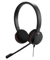 Jabra Evolve 20 USB‑C Duo MS — Çift Taraflı Kablolu Ofis Kulaklığı (USB‑C, Microsoft Teams sertifikalı versiyon)