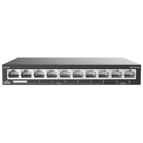 UNV 8Port 10/100 PoE + 2Port 10/100 Eth. 88W Switch PoE NSW2020-10T-POE-IN