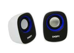 Snopy SN-120 Beyaz Mavi USB Hoparlör