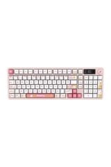 HAWK GAMING HK258WP KABLOSUZ BEYAZ PEMBE KLAVYE