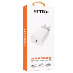 Hytech HY-XE40 20W Power Delivery (PD) USB-C Hızlı Şarj Adaptörü - Beyaz