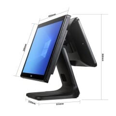 TIWOX TP-7610D 18.5'' I7 10.NESİL 128GB NWME SSD 8GB DDR4 RAM 1366X768 DOKUNMATİK POS PC +13.2'' MÜŞTERİ EKRANI