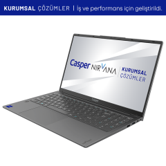 Casper Nirvana X700 AMD Ryzen 5 7430U 16GB DDR4 RAM 1TB NVMe SSD 15.6'' FHD Windows 11 Pro Laptop (X700.7430-BQ00R-G-F)