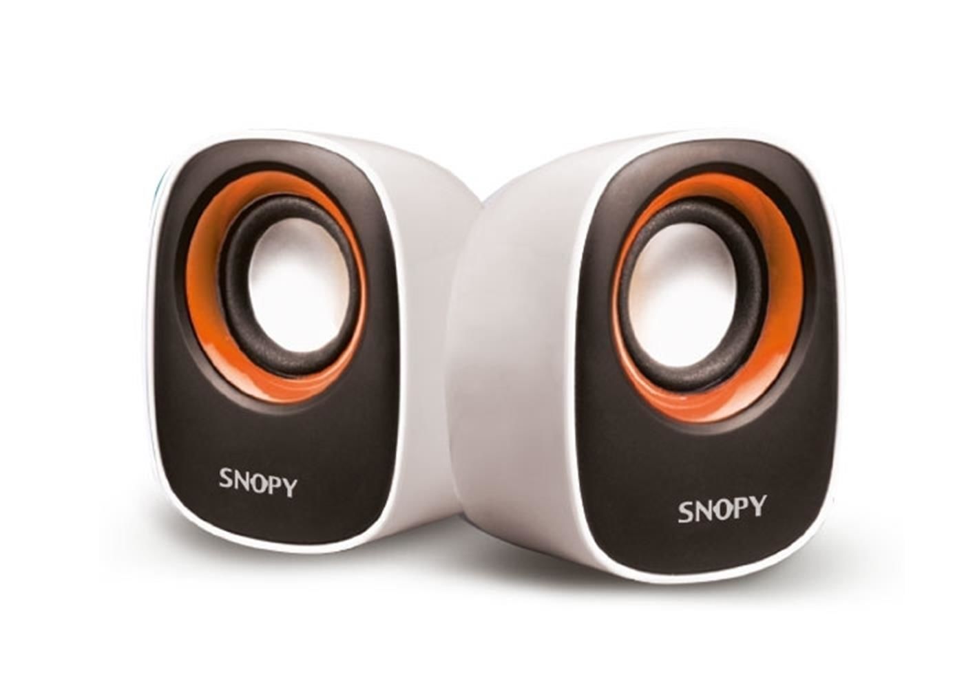Snopy SN-120 Beyaz Sarı USB Hoparlör