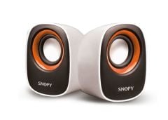 Snopy SN-120 Beyaz Sarı USB Hoparlör